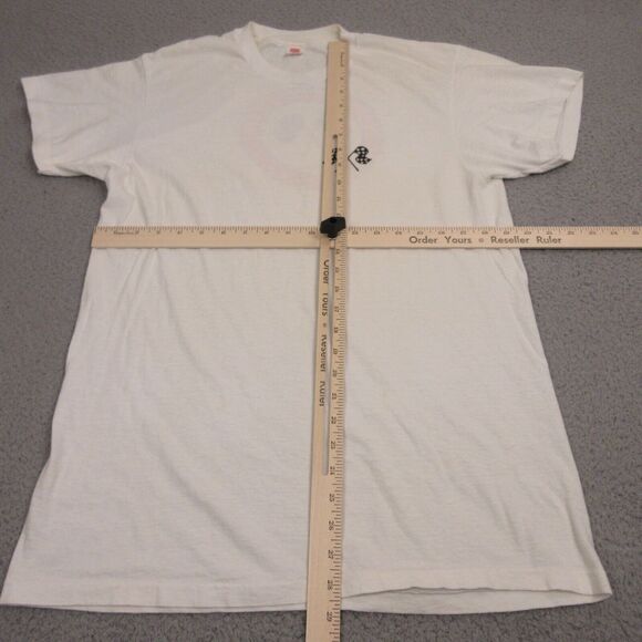 Vintage 80s 1986 Hart Grand Prix Winner T-Shirt size XL Hanes Formula One - Picture 5 of 11